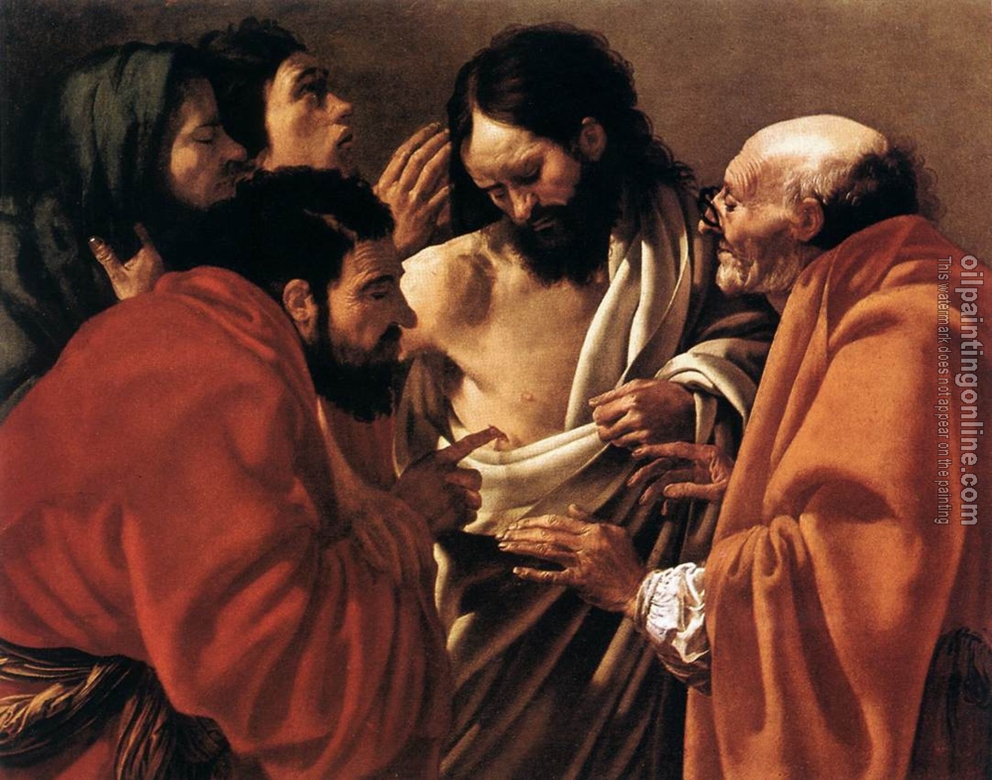 Terbrugghen, Hendrick - The Incredulity of Saint Thomas